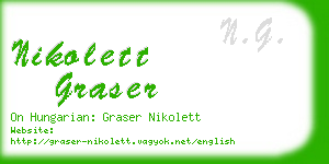 nikolett graser business card